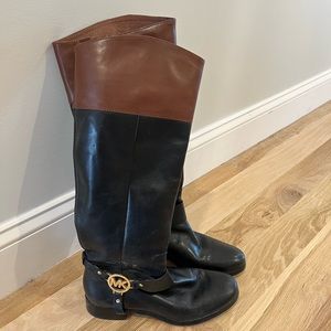 Michael kors leather boots